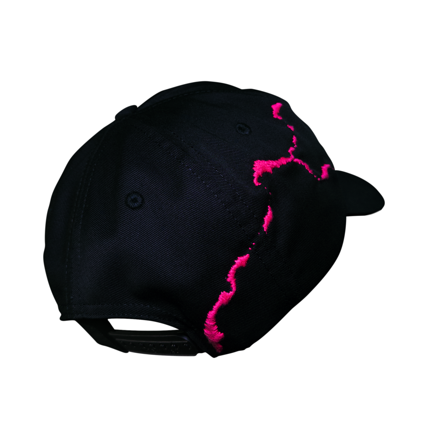 Hand Embroidered Lightning Snapback